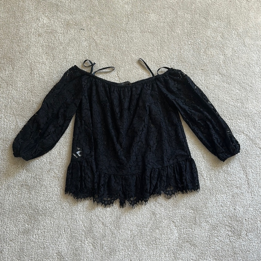 BCBGMaxazria Britanee lace top